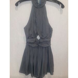 Green Selfie Lindsy Halter Neck Romper. Size Small.